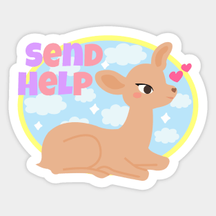 Send Help Sticker